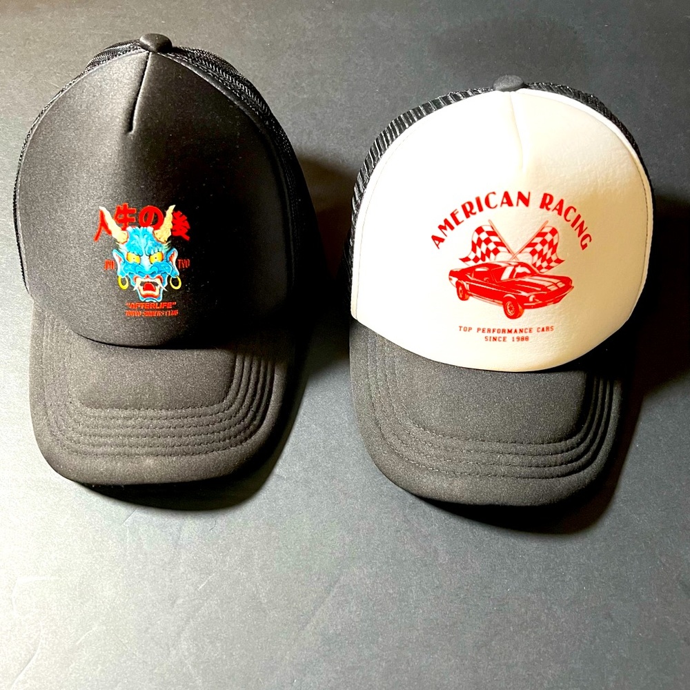 SnapBack Trucker Hat Lot of 2. One Size.